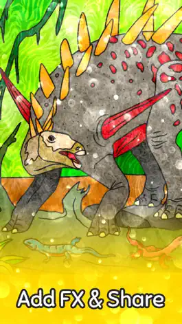 Game screenshot Dino coloring pages book mod apk