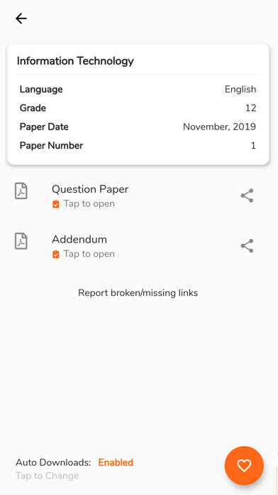 Past Papers SA Screenshot