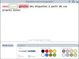Game screenshot Outils école  Étiquettes mots mod apk