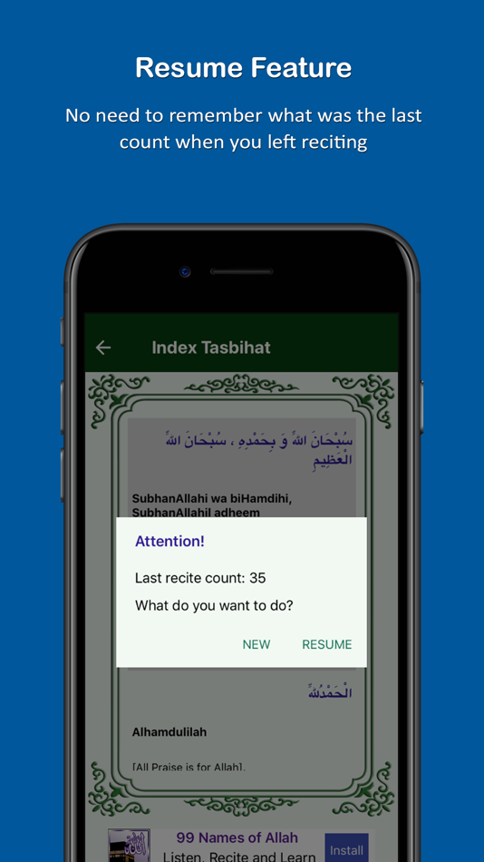 #3. Tasbih with Actual Experience (iOS) 由: FanzeTech