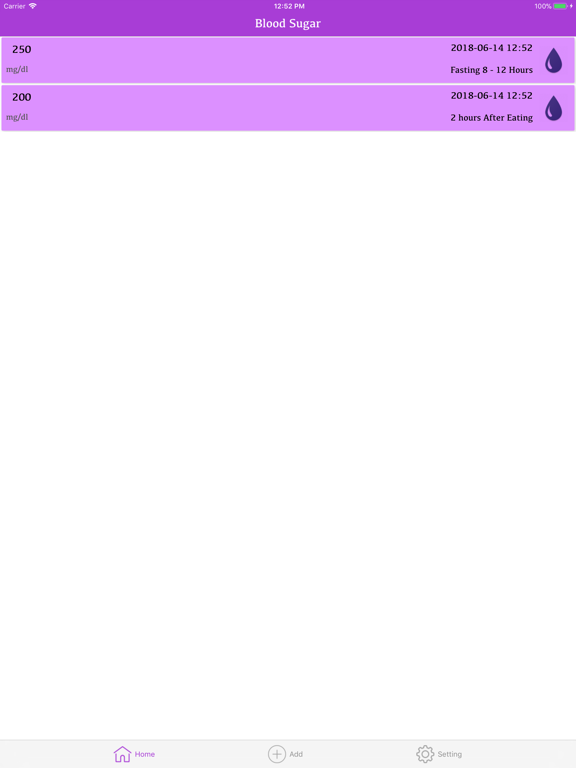 Screenshot #4 pour Blood Sugar App