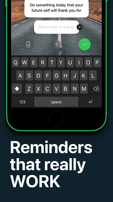 Focus Lock: Goals on Wallpaper Screenshot