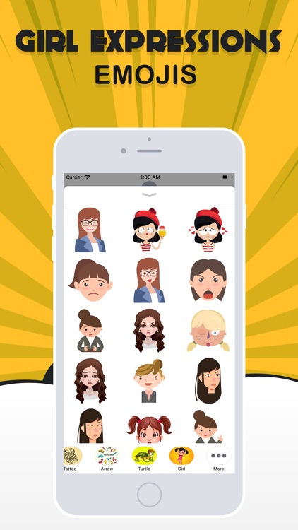 Girls Expression Emoji screenshot-2