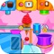 Making ice cream can be lots of fun and why not use your very own candy fabric factory to make it with this cooking game