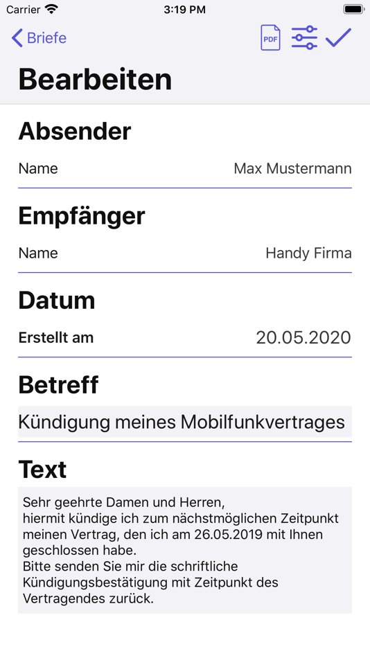 #2. Letter Manager (iOS) 由: Felix Reimann