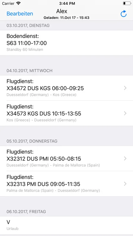 Dutysheet Buddy screenshot 1 of 3