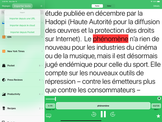 Speaky - Articles Web en Audio Speaky - Articles Web en Audio