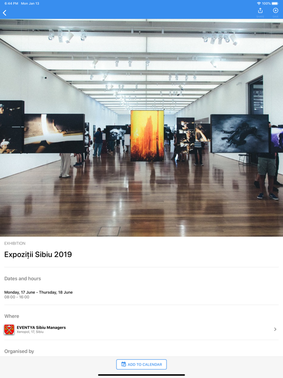 Sibiu City App iPad screenshot 6 - Travel app