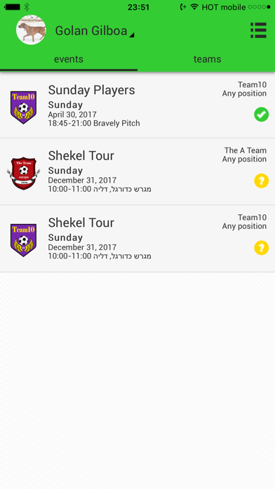 TeamPlayer Screenshot