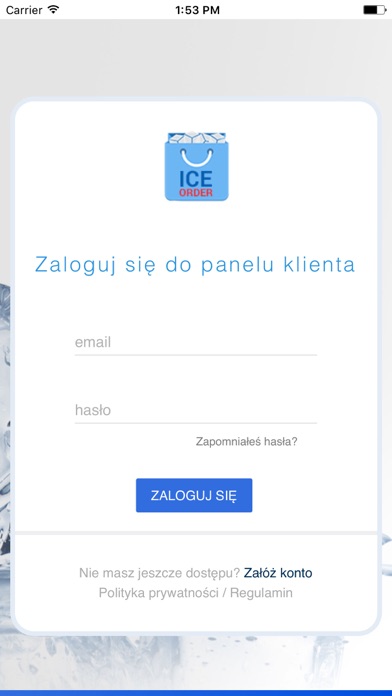 Screenshot #1 pour IceOrder Klient