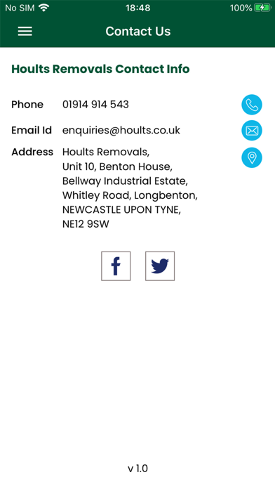 Hoults Removals Screenshot