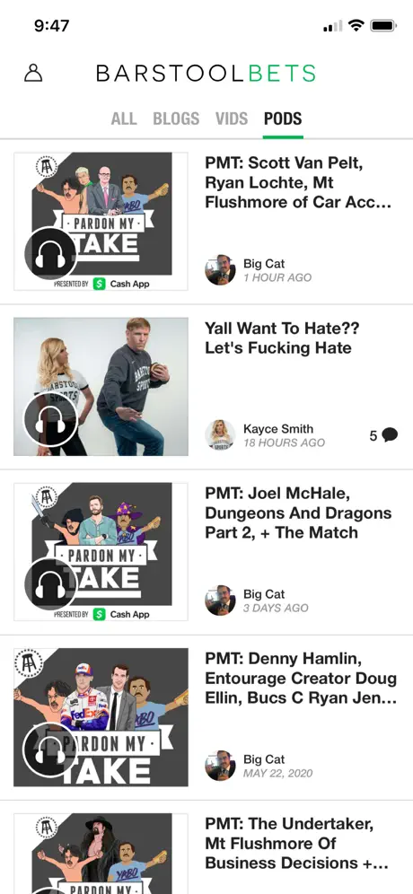 Barstool Bets