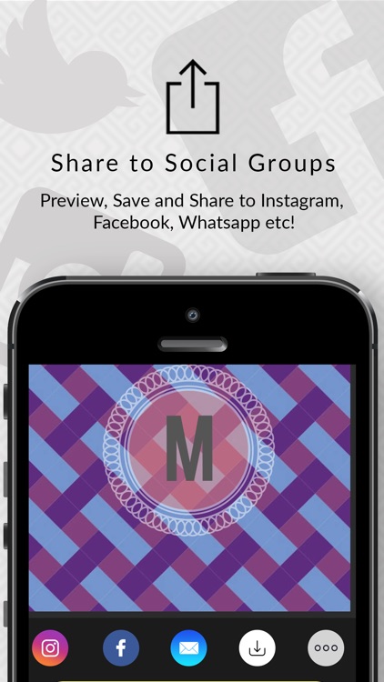 Monogram Wallpaper Maker Lite! screenshot-4