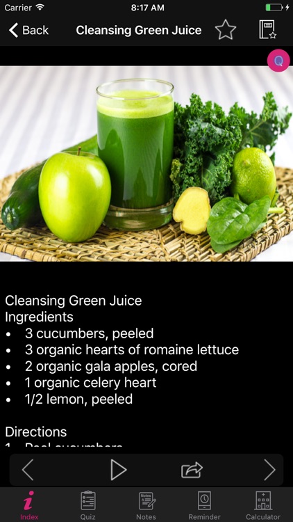 AZ Juice Recipes