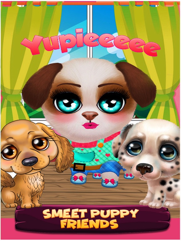 Pet Puppy Make Up Salon Game iPad screenshot