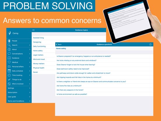 Caring iPad screenshot 5 - Medical app