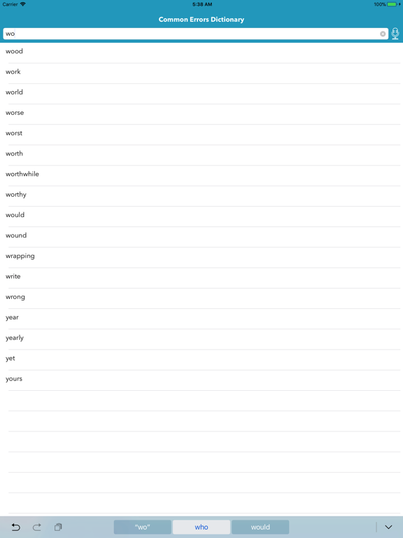 Screenshot #4 pour LCEDICT - Common Errors
