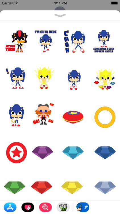 Sonic POP! Stickers by Funko