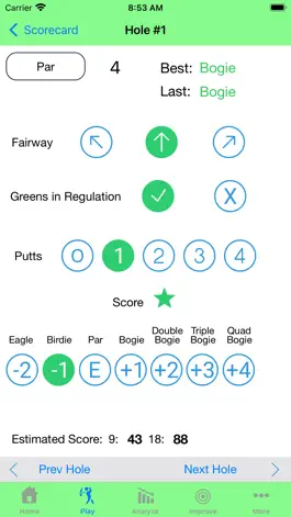 Game screenshot 18Bogies Golf Stats Tracker apk