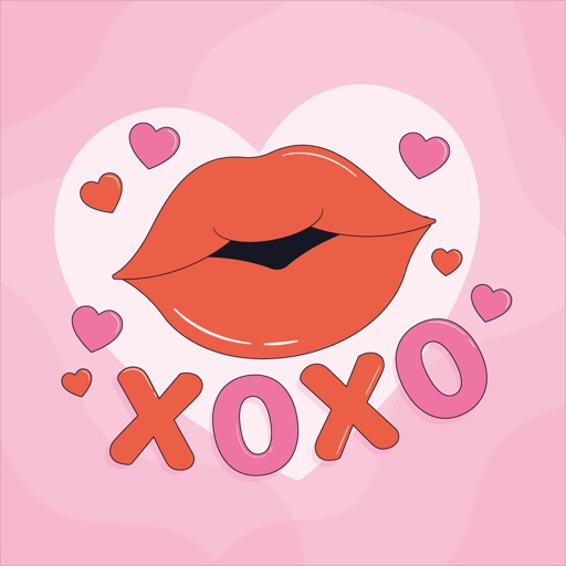 Heart and Kiss Stickers icon