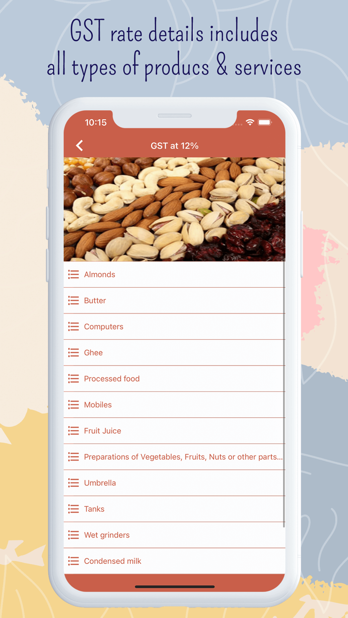 GST Calculator - HSN SAC Code