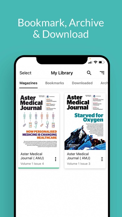 Aster Medical Journal Screenshot