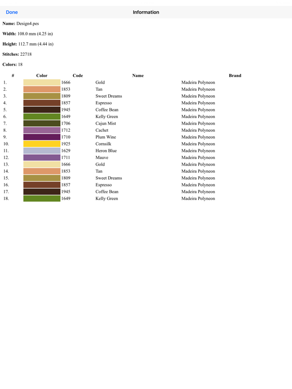 Screenshot #5 pour Stitch Viewer Pro