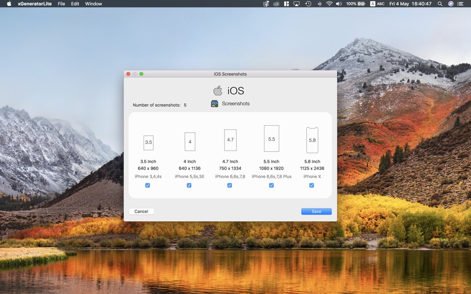 #4. xGenerator Lite (macOS) Podle: Jordanmeir