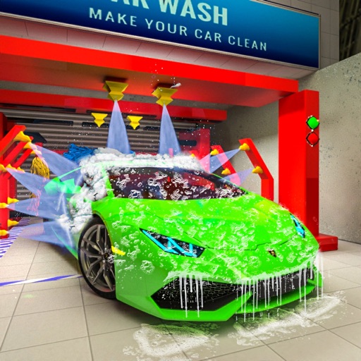 Super Car Wash Game Simulator Icon