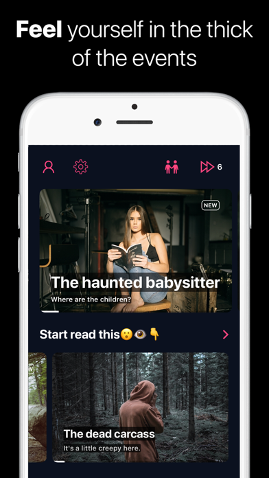 Whisper - scary chat stories Screenshot