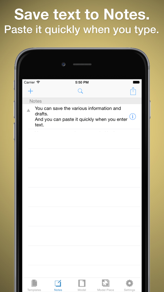 #5. Line-Writer: Flexible Template (iOS) 由: TAKESHI ONO
