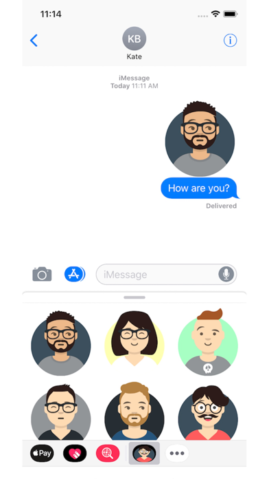 Phimoji: Emoji Stickers iPhone screenshot 5 - Entertainment app