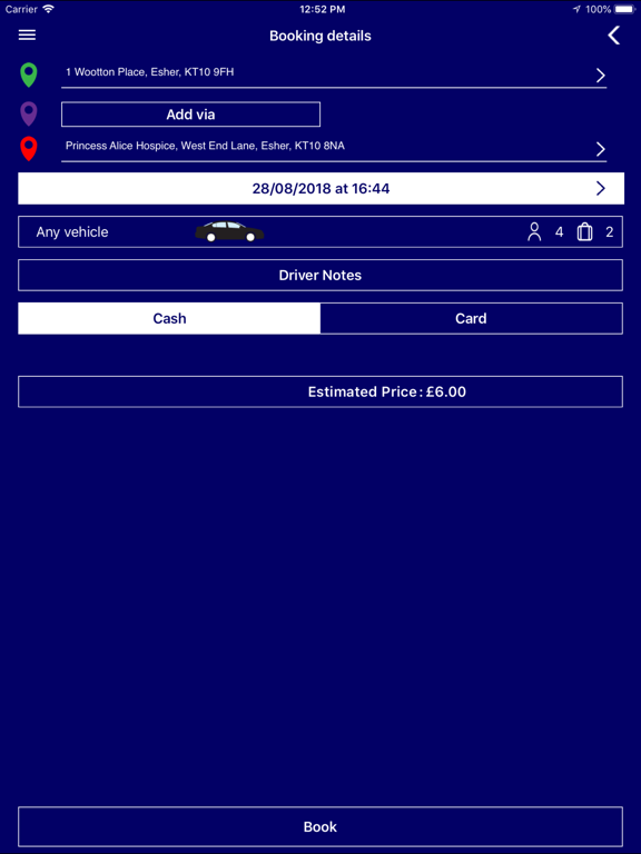 Screenshot #6 pour Claremont Cars Taxi Service