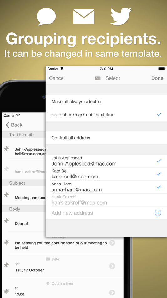 #3. Line-Writer: Flexible Template (iOS) 由: TAKESHI ONO