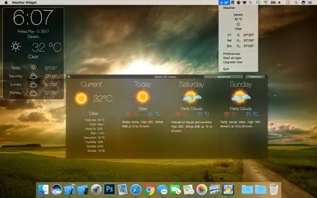Widget del Tiempo Escritorio