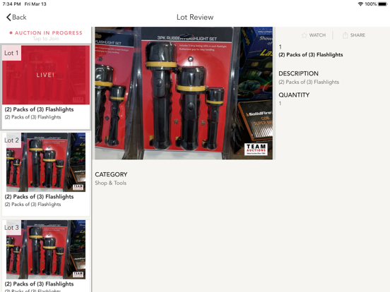Screenshot #6 pour Team Auctions