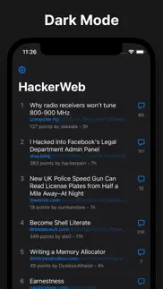hackerweb - hacker news client iphone screenshot 3