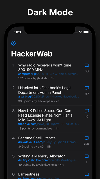 HackerWeb - Hacker Ne... screenshot1