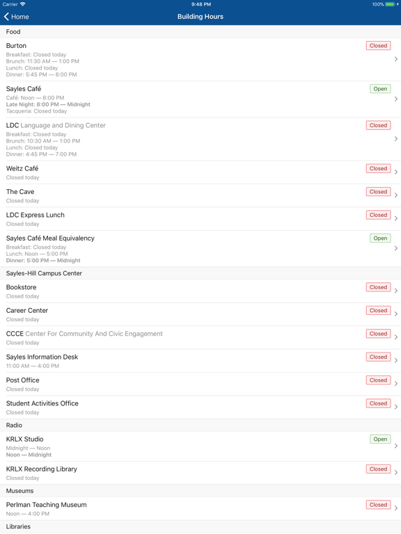 CARLS: Carleton in your pocket iPad screenshot 4 - Education app