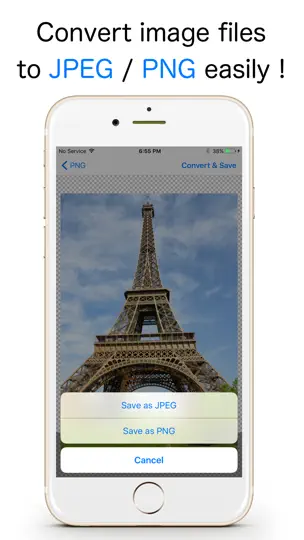 Capture d'écran de JPEG,PNG Image File Converter sur iPhone 1