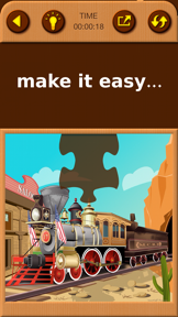 Train Jigsaw Puzzles for Kids screenshot