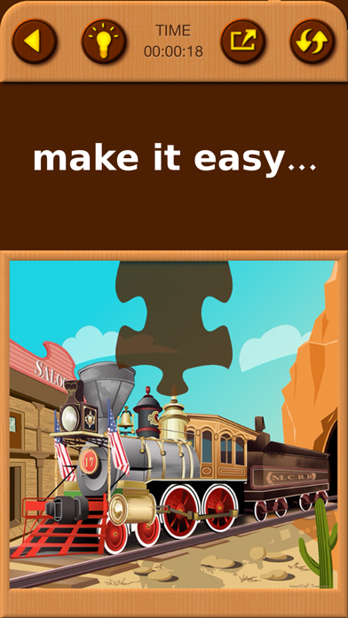 Train Jigsaw Puzzles for Kids Screenshot