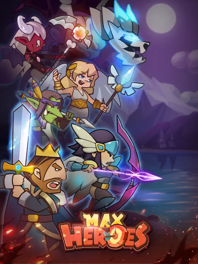 Snímek 1 Maxheroes: Afk RPG Idle Game iphone