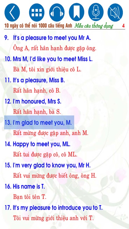 10 ngày nói 1000 câu Anh TD screenshot-3