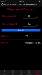 Biology Terms Dictionary Pro screenshot