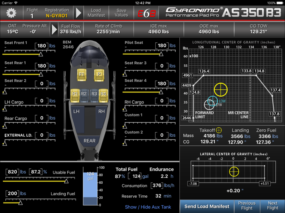 #1. AS350B3 Performance Pad (iOS) By: Gyronimo, LLC