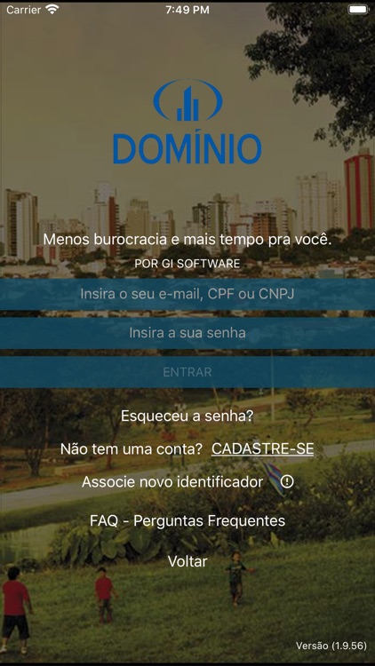 Domínio Adiministradora