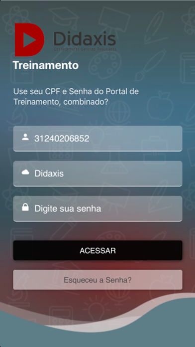 Treinamento Online Screenshot