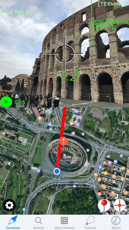 #1. Compass Map-Camera (iOS) 来自: Pawel Mitek