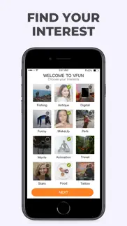 vfun - find your interests iphone screenshot 3